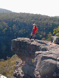 overlooking the gorge, we can see the river forcing its way north