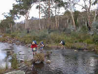 sometimes a raging flood will prevent walkers from returning here