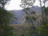 At last we could see the lake and its sentinel