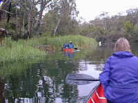 another river landing as we finish the canoe trip